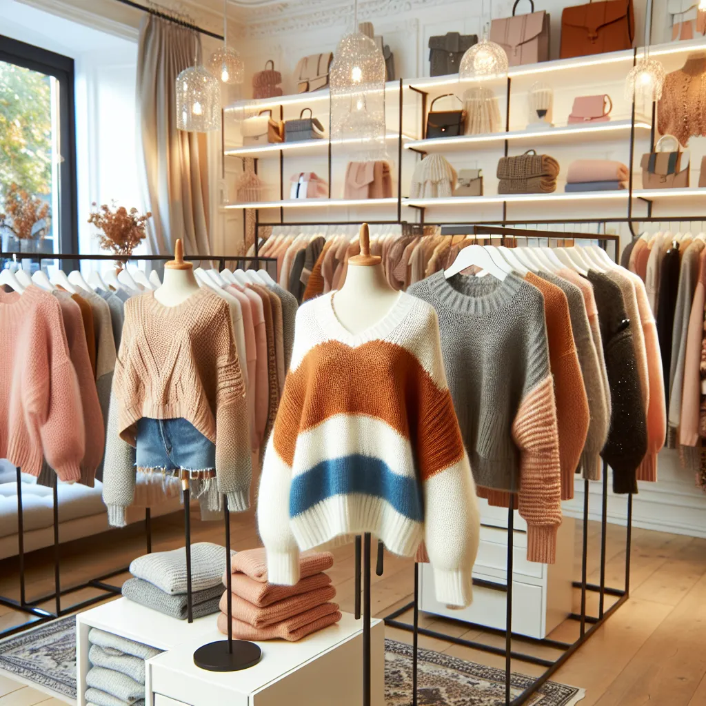 Modne swetry oversize i krótkie kardigany – nowości w butiku damskim!